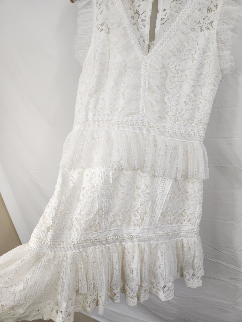 Adelyn Rae Ruffle Lace Cocktail Dress - Picture 5 of 10